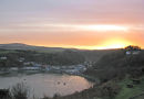 WINTER SUNRISE OVER FISHGUARD LOWER TOWN